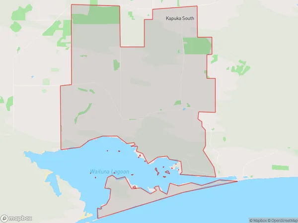 Kapuka South, Southland Polygon Area Map