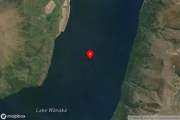 Lake Wanaka,Otago Satellite Map