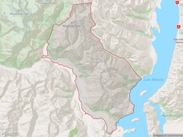 Cattle Flat, Otago Polygon Area Map