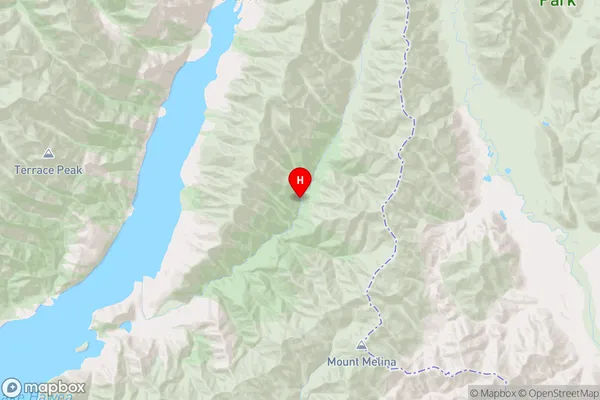 Dingle Burn,Otago Region Map