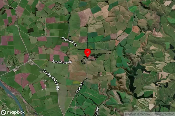 Greenfield,Otago Satellite Map