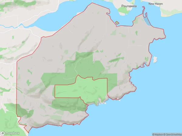 Hinahina, Otago Polygon Area Map