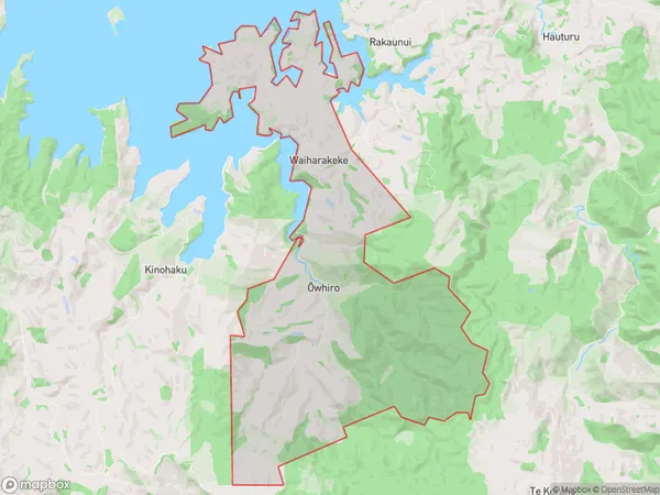 Owhiro, Waikato Polygon Area Map