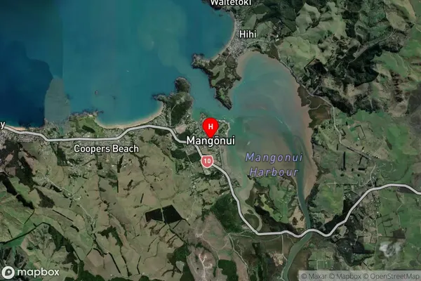 Mangonui,Northland Satellite Map