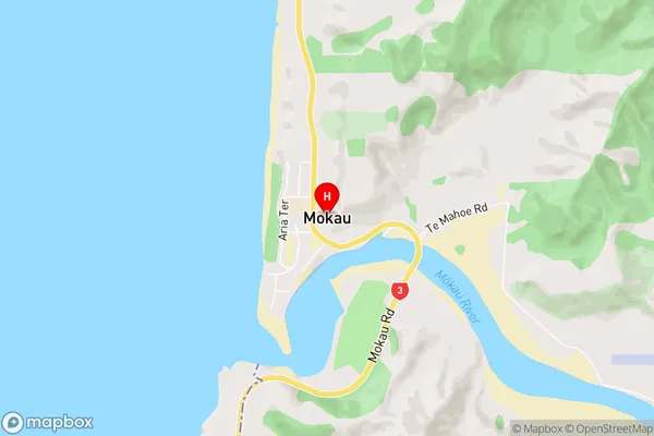 Mokau,Waikato Area Map