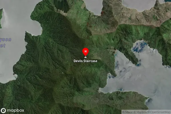 Devils Staircase,Marlborough Satellite Map