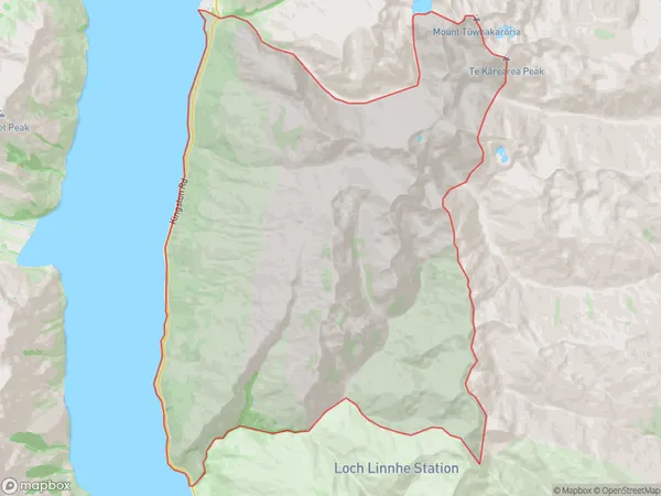 Devils Staircase, Marlborough Polygon Area Map