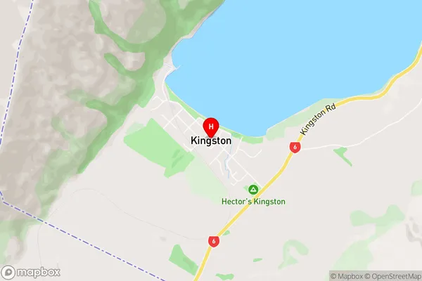 Kingston,Otago Area Map