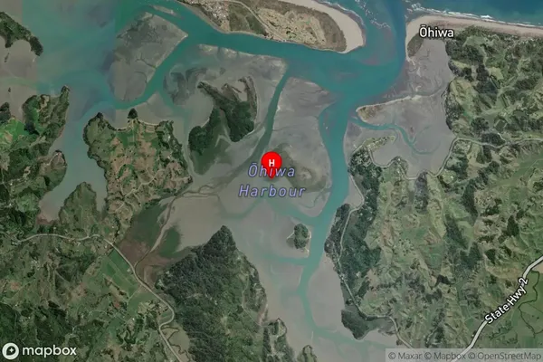 Ohiwa Harbour,Bay of Plenty Satellite Map