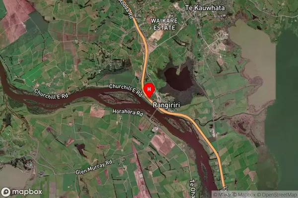 Rangiriri,Waikato Satellite Map