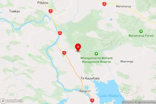 Whangamarino,Waikato Region Map