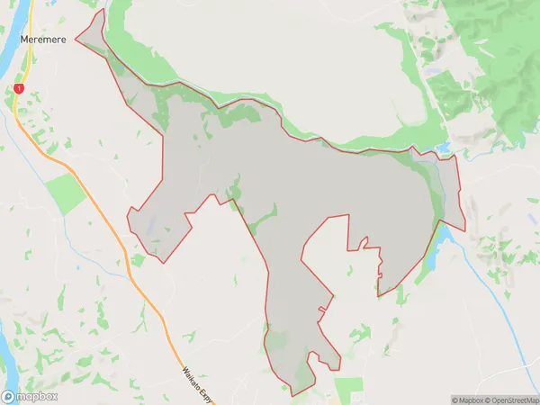 Whangamarino, Waikato Polygon Area Map