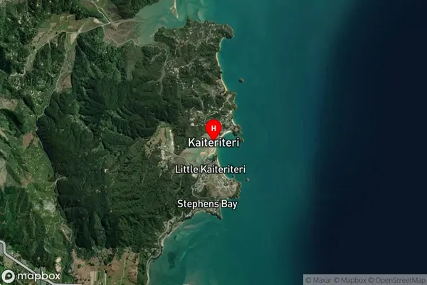 Kaiteriteri,Tasman Satellite Map