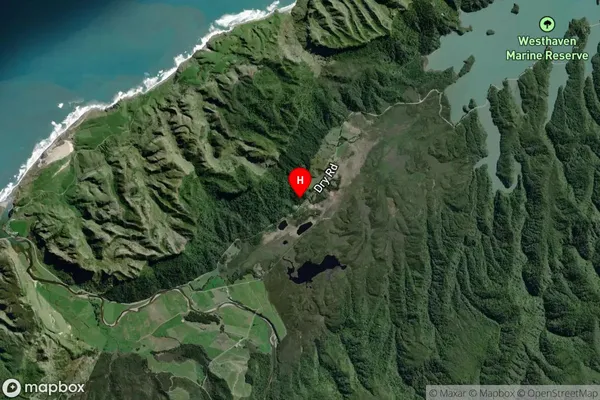 Mangarakau,Tasman Satellite Map