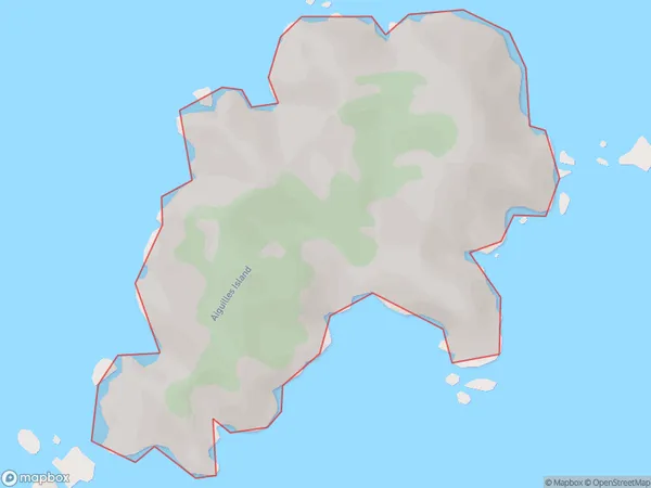 Aiguilles Island, Auckland Polygon Area Map