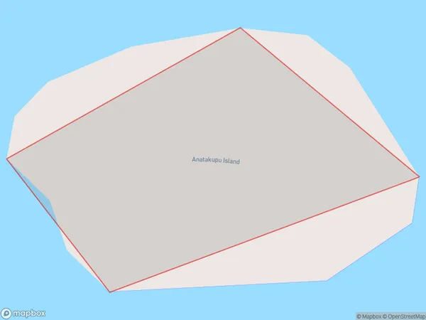 Anatakupu Island, Marlborough Polygon Area Map