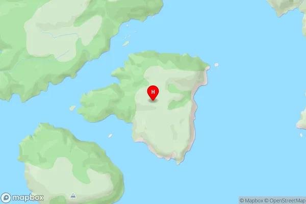 Anchorage Island,Southland Area Map
