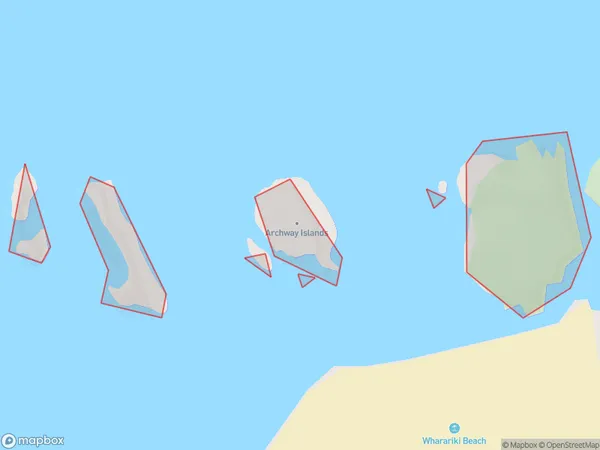 Archway Islands, Tasman Polygon Area Map