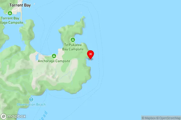 Armchair Island,Tasman Area Map