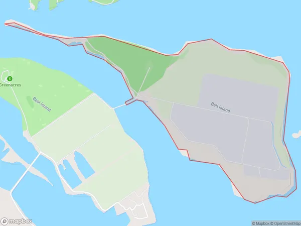 Bell Island, Tasman Polygon Area Map