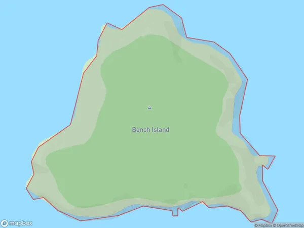 Bench Island, Southland Polygon Area Map