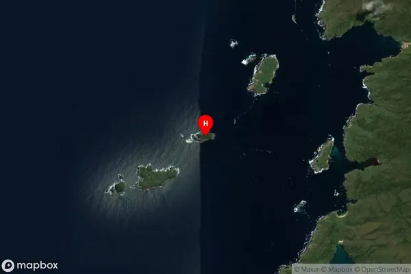 Betsy Island,Southland Satellite Map