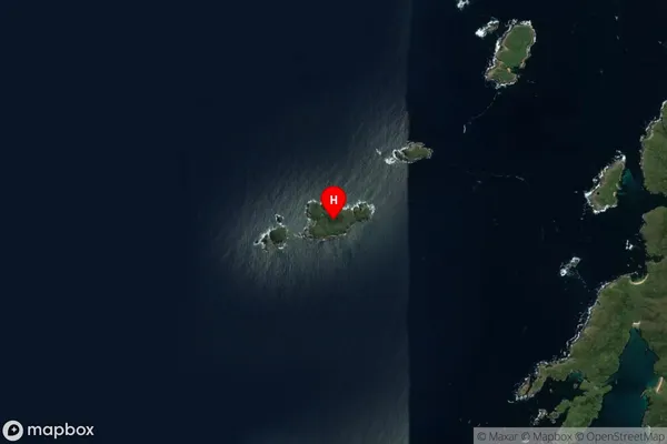 Big Island,Southland Satellite Map