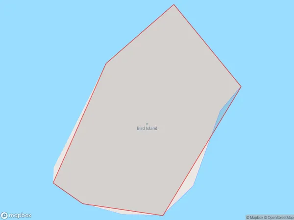 Bird Island, Otago Polygon Area Map