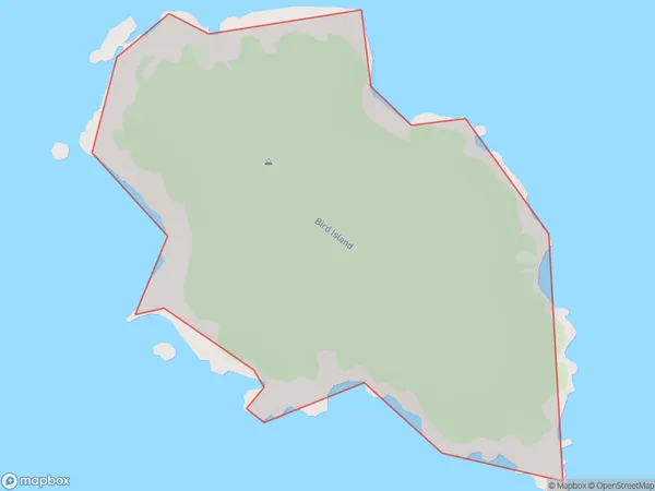 Bird Island, Otago Polygon Area Map
