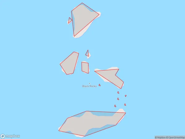 Black Rocks, Northland Polygon Area Map