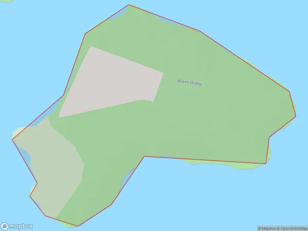 Bravo Island, Southland Polygon Area Map