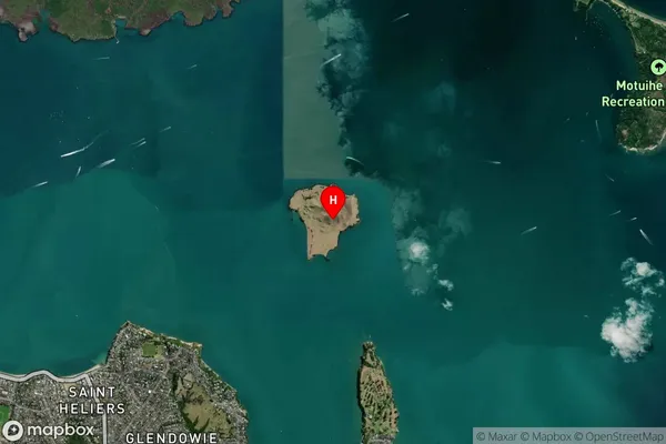 Browns Island (Motukorea),Auckland Satellite Map