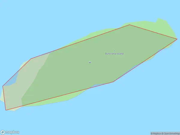 ZipCode 9643 Map for Buncrana Island