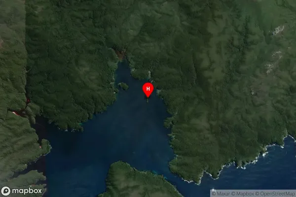 Burnt Island,Southland Satellite Map