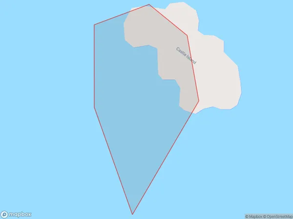 Castle Island, Otago Polygon Area Map