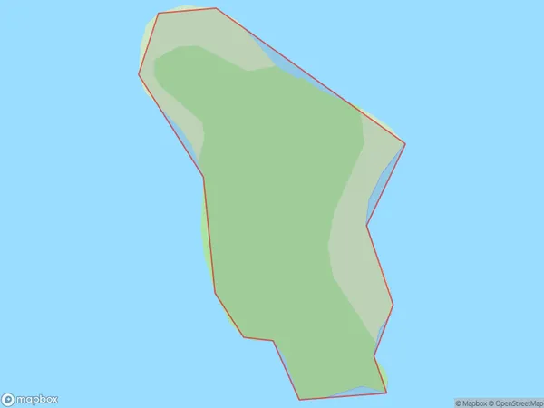 Centre Island, Southland Polygon Area Map