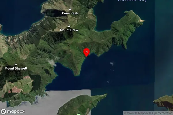 Clara Island,Marlborough Satellite Map