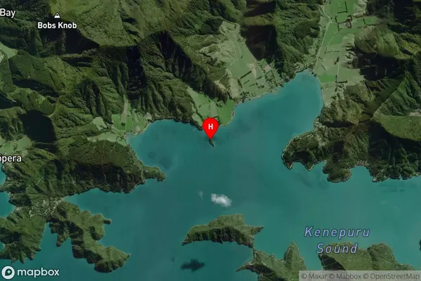 Clark Island,Marlborough Satellite Map