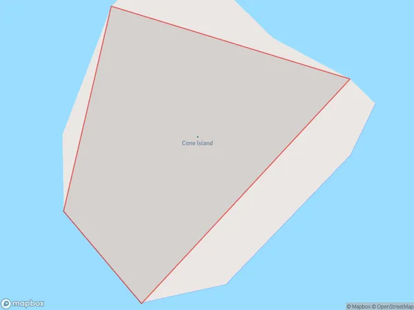 Cone Island, Marlborough Polygon Area Map