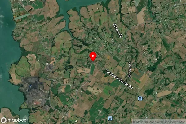 Glenbrook,Auckland Satellite Map