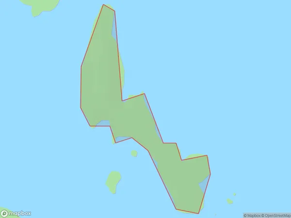 Cumbrae Island, Southland Polygon Area Map