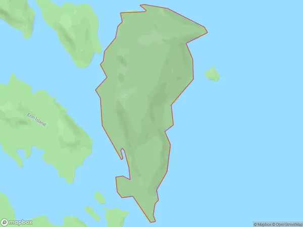 Doubtful Island, Southland Polygon Area Map