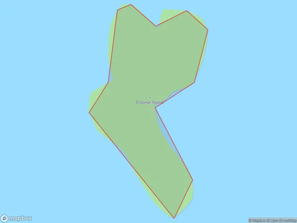 Eleanor Island, Southland Polygon Area Map
