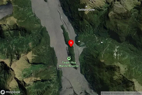Elizabeth Island,Southland Satellite Map