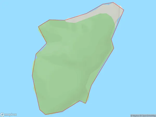 Entry Island, Southland Polygon Area Map