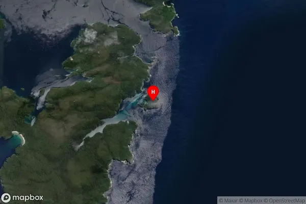Ernest Island,Southland Satellite Map