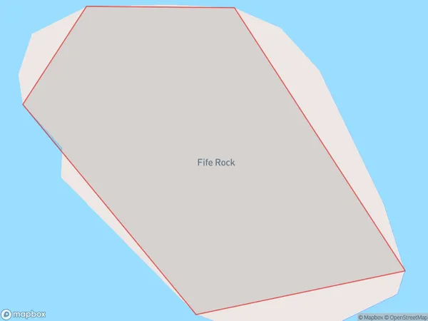 Fife Rock, Southland Polygon Area Map