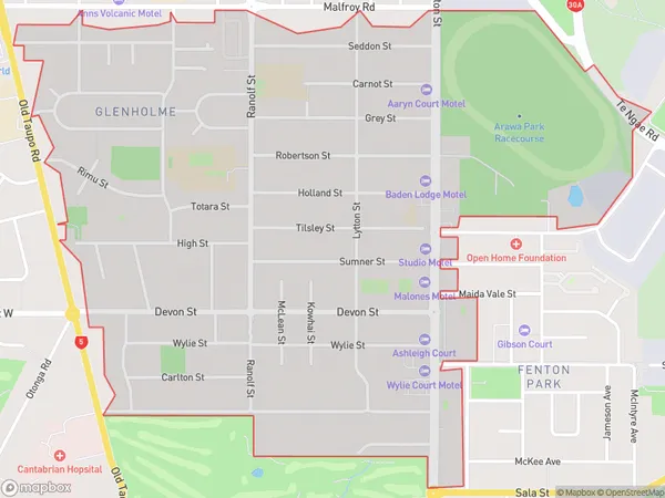 ZipCode 3044 Map for Glenholme