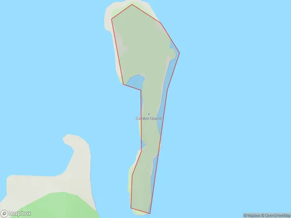 Garden Islands, Otago Polygon Area Map