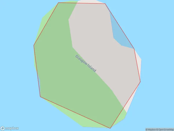 Glasgow Island, Marlborough Polygon Area Map